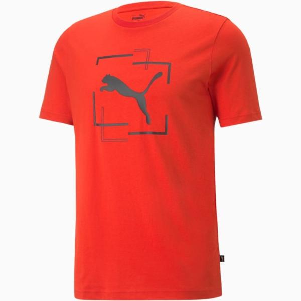 t-shirt Puma rosso