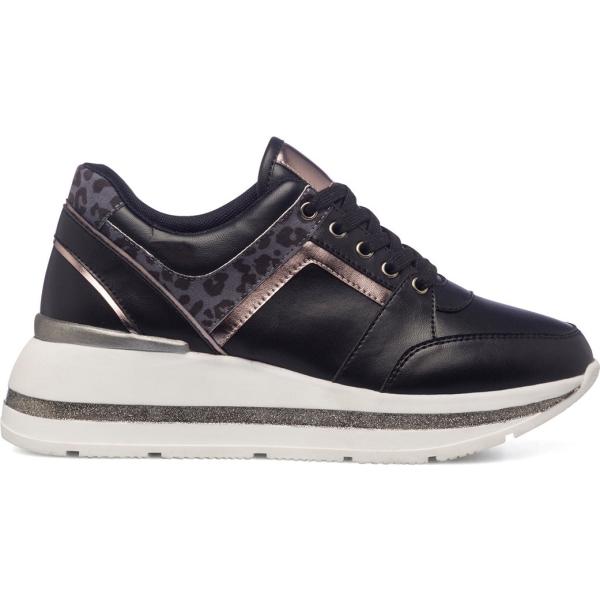 sneakers Lora Ferres nero animalier