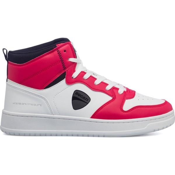 sneakers alte Ducati bianco
