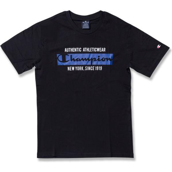 t-shirt Champion nero con stampe