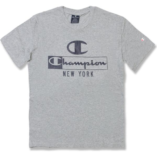t-shirt Champion grigio con stampe