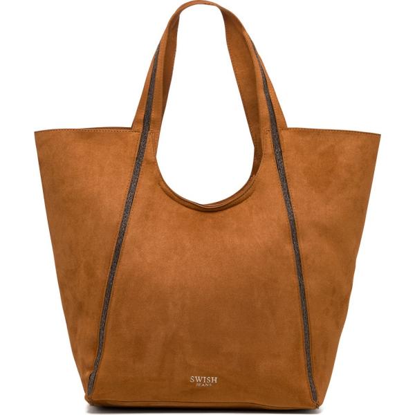 borse a spalla Swish Jeans marrone