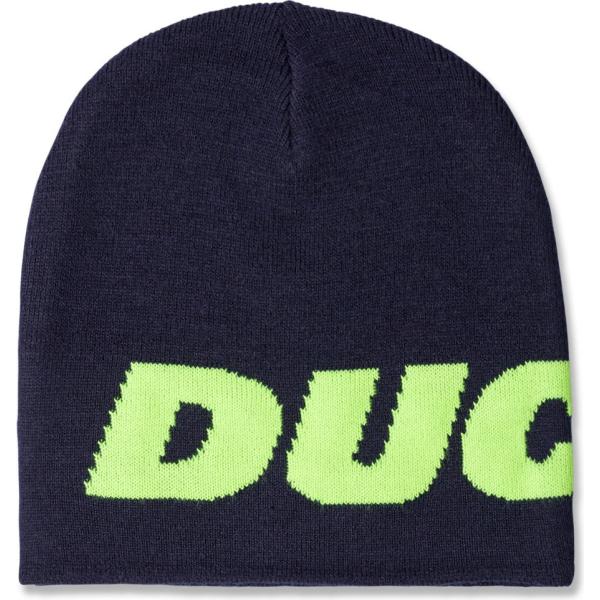beanie da uomo in blu scuro in acrilico Ducati
