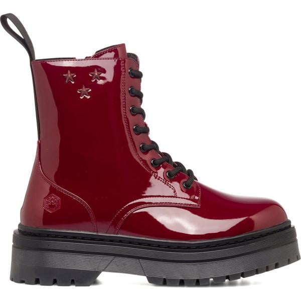 anfibi Lumberjack rosso