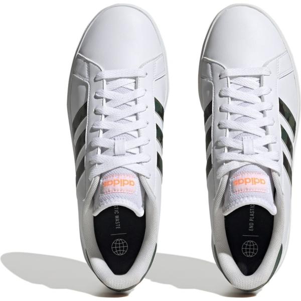 sneakers Adidas bianco a righe