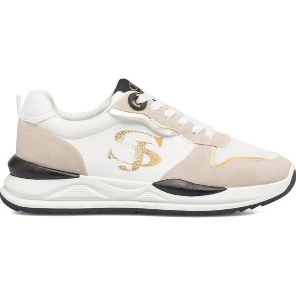 sneakers alte Swish Jeans bianco