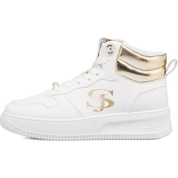 sneakers alte Swish Jeans bianco