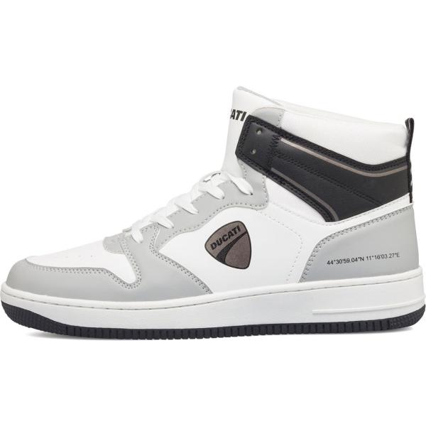 sneakers alte Ducati bianco