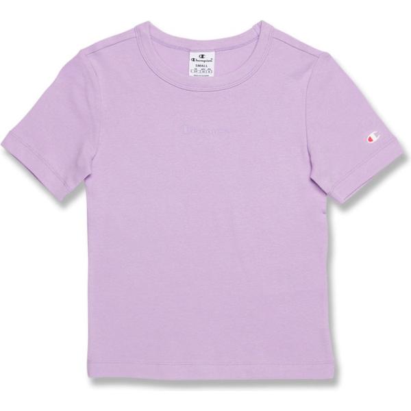 t-shirt Champion viola con stampe