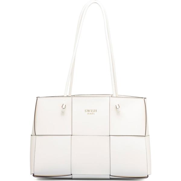 borse a spalla Swish Jeans bianco