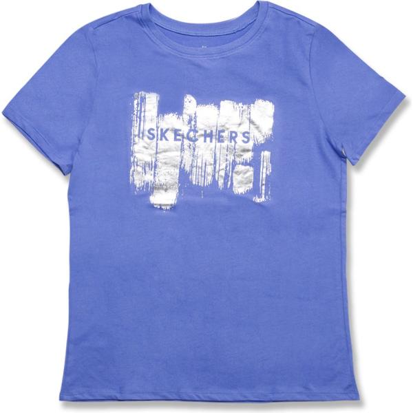 t-shirt Skechers blu