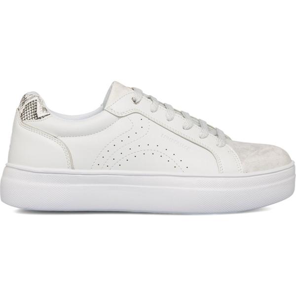 sneakers Lumberjack bianco animalier