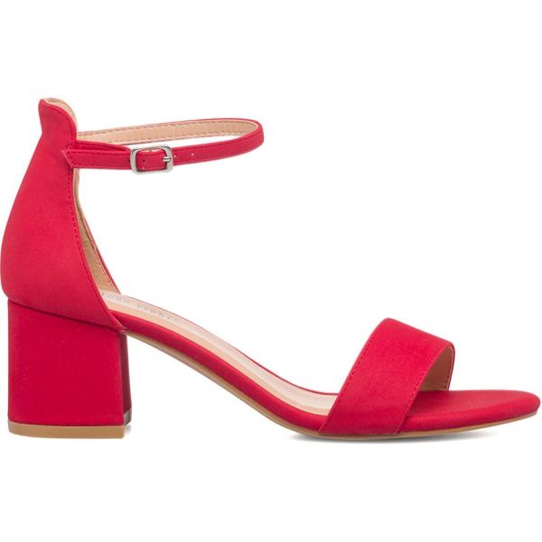 sandali in pelle Lora Ferres rosso