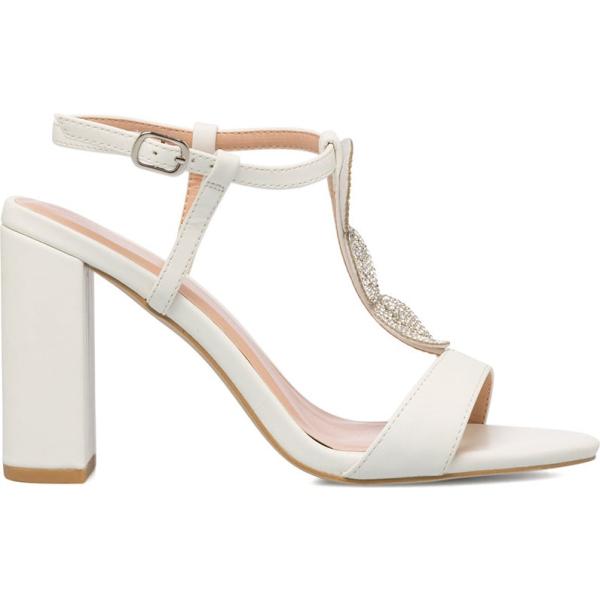 sandali in pelle Lora Ferres bianco