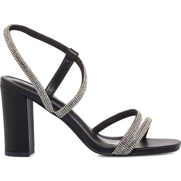sandali in pelle Lora Ferres nero