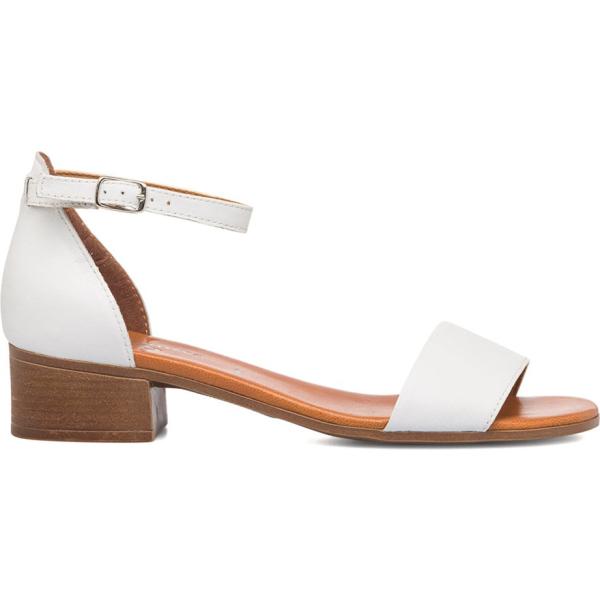 sandali in pelle P Essentials bianco