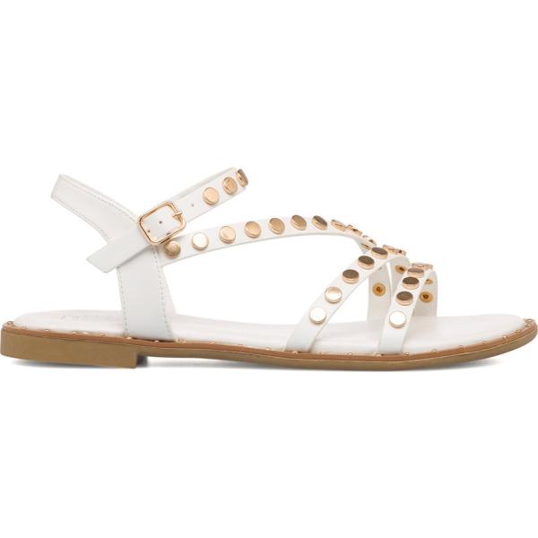 sandali in pelle Lora Ferres bianco