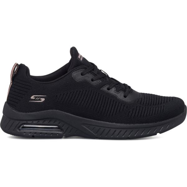 sneakers alte Skechers nero