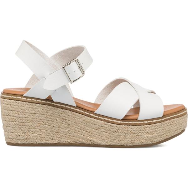 sandali col tacco Lora Ferres bianco