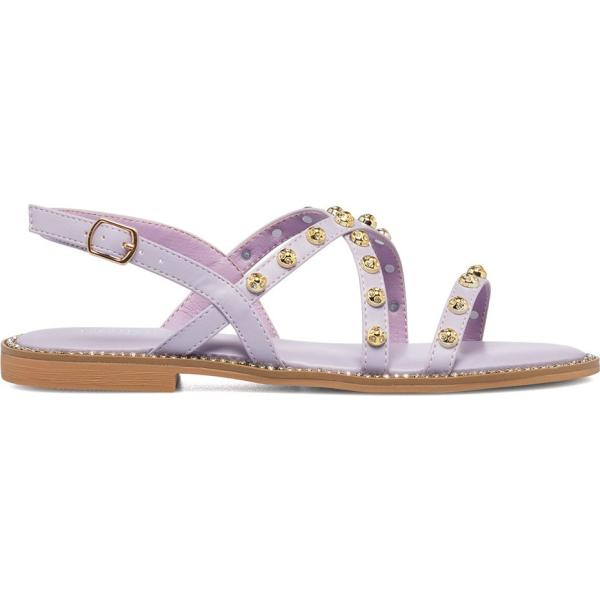 sandali in pelle Lora Ferres viola