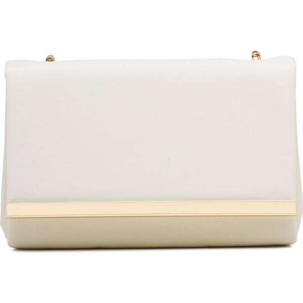 clutch Lora Ferres bianco