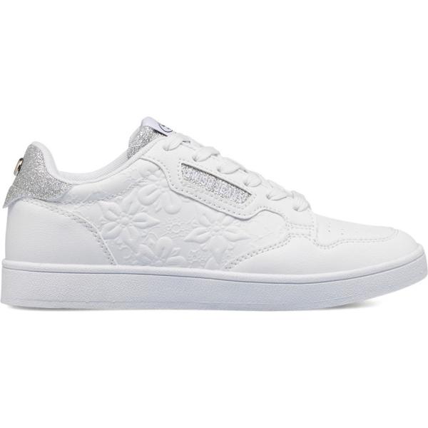 sneakers Swish Jeans bianco a fiori
