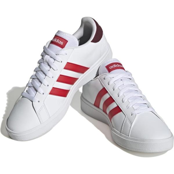 sneakers Adidas bianco a righe