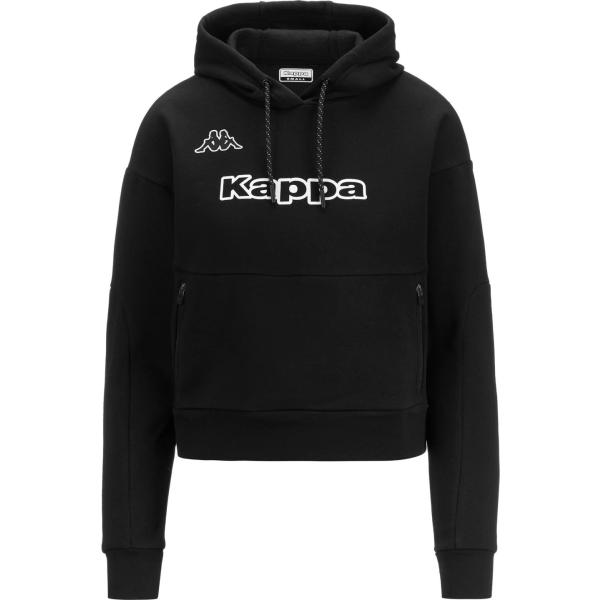 felpe con cappuccio Kappa nero