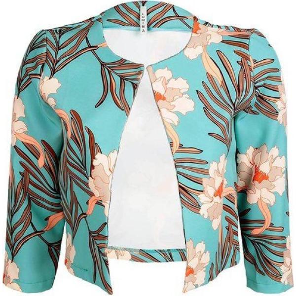blazer Lumina multicolore a fiori
