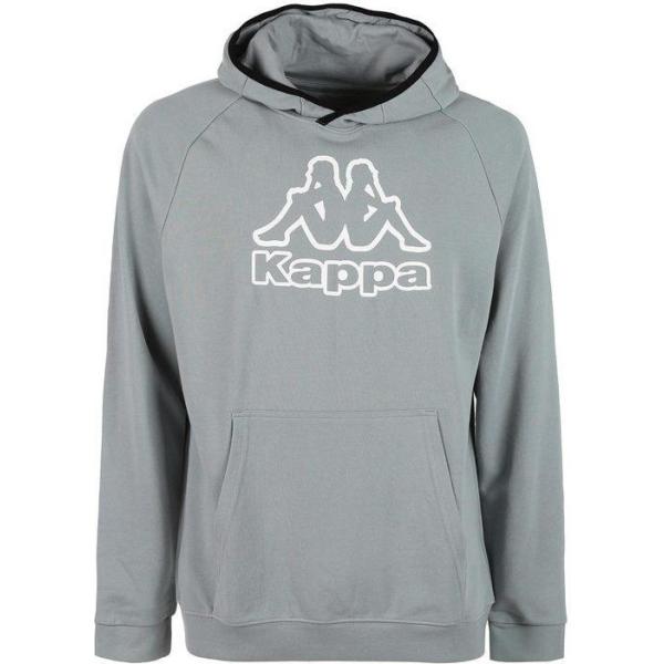 felpe con cappuccio Kappa grigio con stampe
