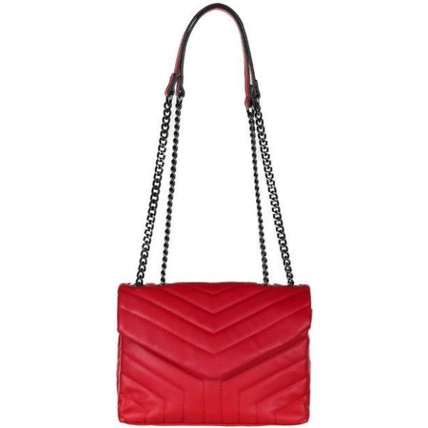 pochette Solada rosso tinta unita
