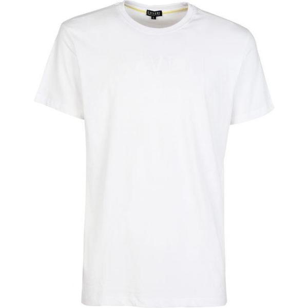 t-shirt Coveri Collection bianco con stampe
