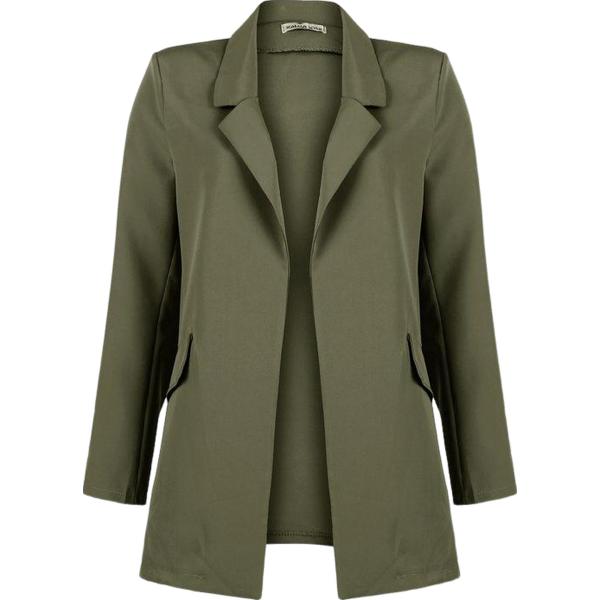 blazer Italian Style verde tinta unita