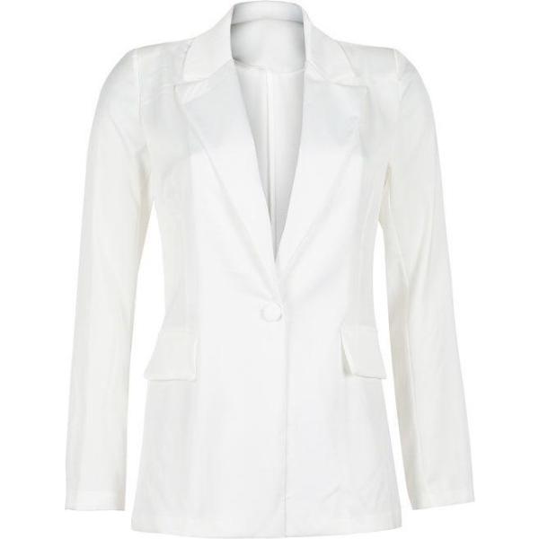 blazer Solada bianco tinta unita