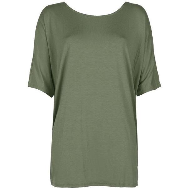 t-shirt My Style verde tinta unita