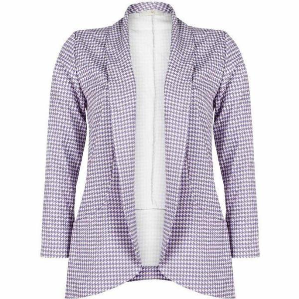 blazer Solada grigio con stampe