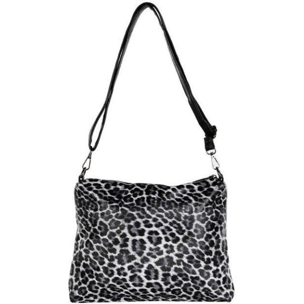 borse a tracolla Solada nero animalier