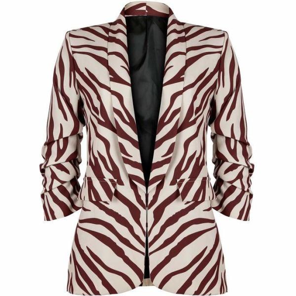 blazer Solada multicolore animalier