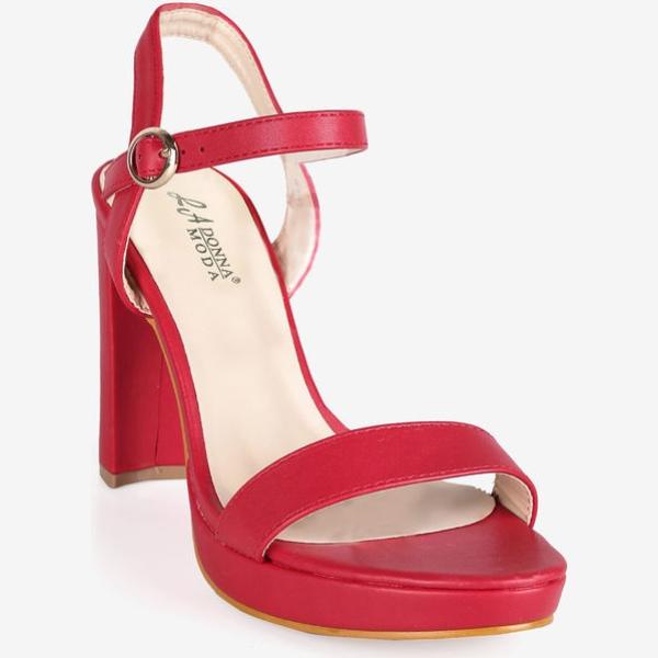 sandali in pelle Donna Moda multicolore tinta unita