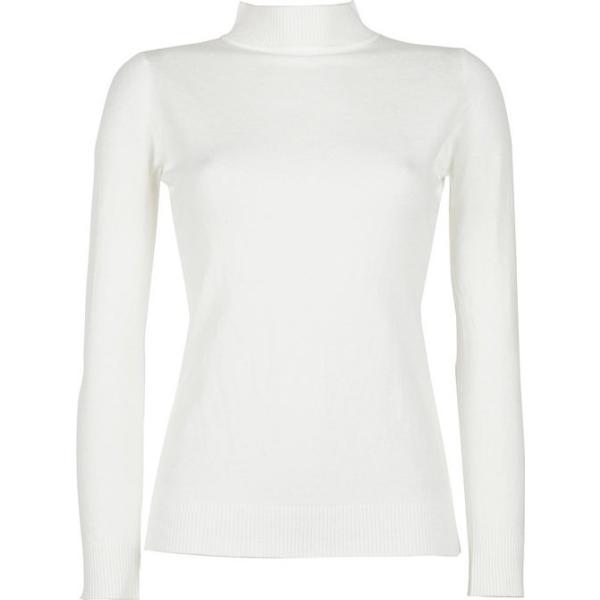 pullovers Miss Aless bianco tinta unita