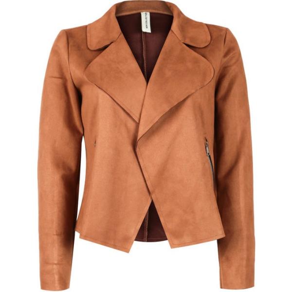 blazer New Collection marrone tinta unita