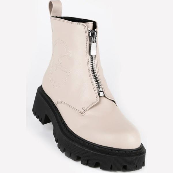 stivaletti Gattinoni bianco tinta unita