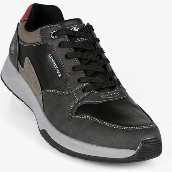 sneakers Lumberjack grigio tinta unita