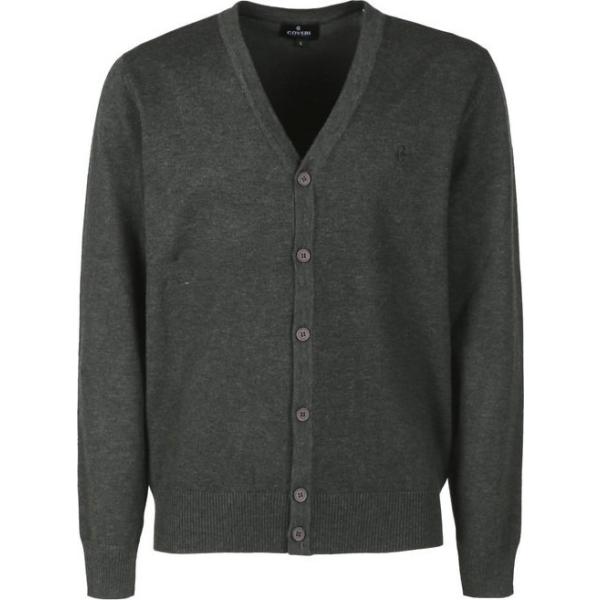cardigans Coveri Moving grigio tinta unita