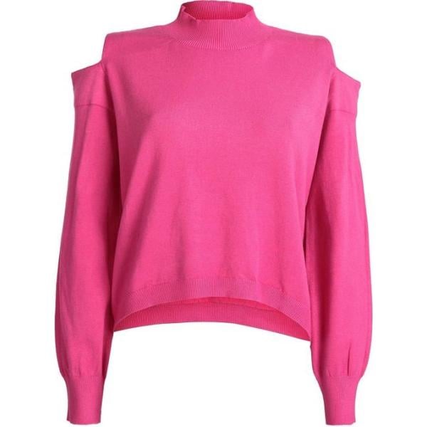 pullovers Solada rosa tinta unita