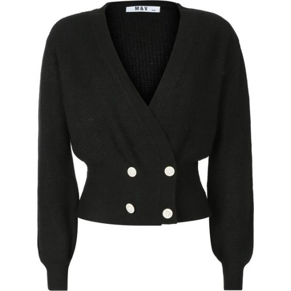 cardigans M & v nero tinta unita