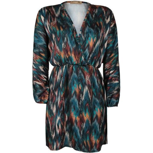 vestiti lunghi Made In Italy nero con stampe