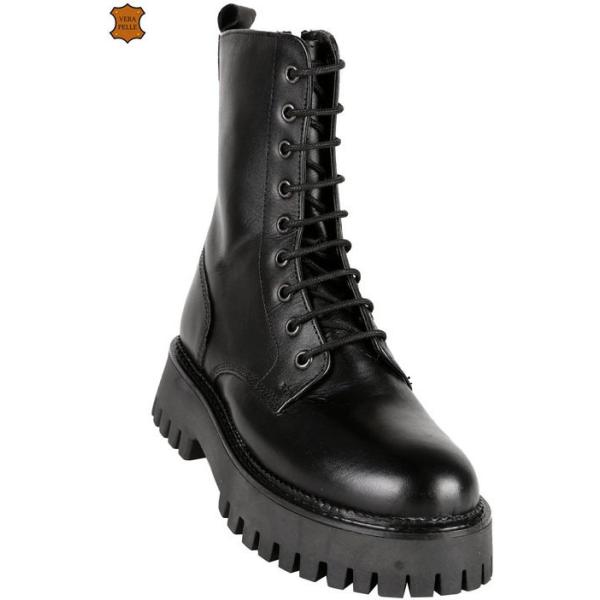 anfibi Keys nero tinta unita