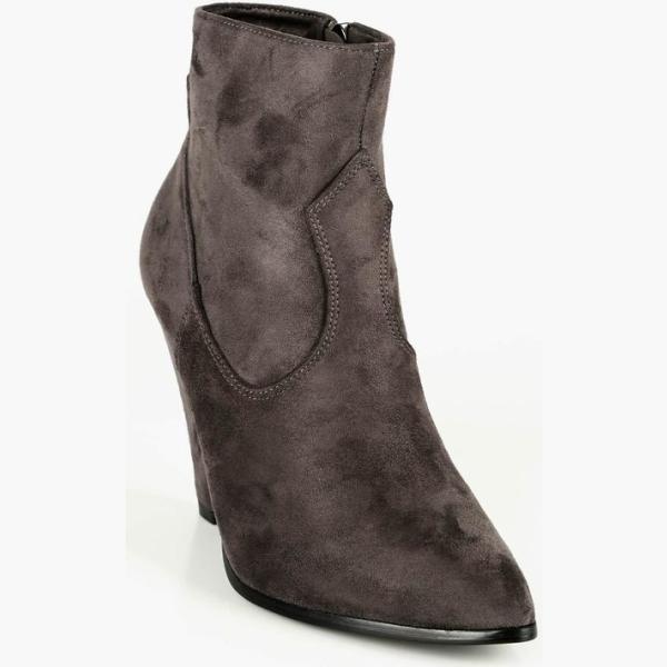 stivaletti Kiss Kriss marrone tinta unita