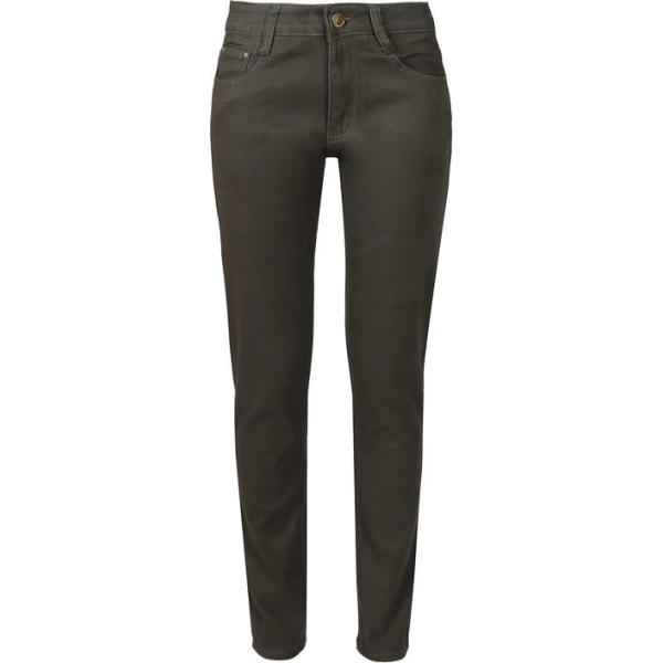 pantaloni Max & Liu verde tinta unita
